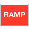 450 X 600MM RAMP CLASS 1 REFLECTIVE TRAFFIC SIGN (POST)