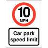 10MPH CAR PARK SPEED LIMIT