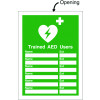 AED INSERT SIGN
