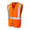 Lapford ISO 20471 Cl 2 Railway Hi-Vis Waistcoat Orange