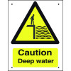 CAUTION DEEP WATER