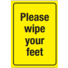 A4 PLEASE WIPE YOUR FEET