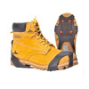 ICE AND SNOW SHOE CRAMPONS-BLACK-L
