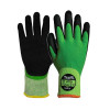TRAFFI TG5570 X-DURA LATEX WATER RESISTANT CUT LEVEL F SAFETY GLOVE-GREEN-L/9