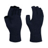 ACRYLIC 1/2 FINGER ACRYLIC GLOVE-NAVY - ONE SIZE