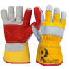 POWER PLUS DOUBLE PALM CUT LEVEL 2 RIGGER GLOVE-YELLOW