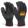 ANTI-VIBRATION CUT LEVEL B LATEX GLOVE-BLACK-L/9