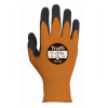 TRAFFI TG3140 MICRODEX ULTRA NITRILE CUT LEVEL B SAFETY GLOVE-ORANGE-L/9