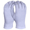 BLEACHED STOCKINETTE FOURCHETTE GLOVE-WHITE