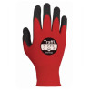 TRAFFI MICRODEX ULTRA NITRILE CUT LEVEL A SAFETY GLOVE-RED - L/9