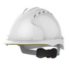 JSP EVO3 VENTED WHEEL RATCHET SAFETY HELMET - WHITE