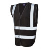 HI-VIS WAISTCOAT (NC) - BLACK - L