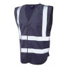 HI-VIS WAISTCOAT (NC) - NAVY - XS