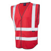 HI-VIS WAISTCOAT (NC) - RED - 4XL