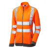 LEO HOLLICOMBE CLASS 2 ECOVIZ WOMENS ZIPPED SWEATSHIRT-ORANGE-XL