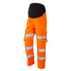 LEO VERITY CLASS 2 WOMENS MATERNITY CARGO TROUSER-ORANGE-L