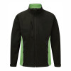 CONTRAST SOFTSHELL JACKET - BLACK/GRAPHITE - 2XL