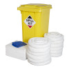 OIL & FUEL KIT YELLOW WHEELIE BIN (240 LITRE)