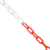 PLASTIC CHAIN RED/WHITE 25M