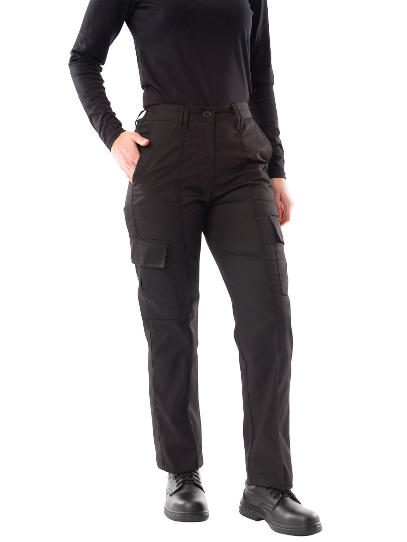 LTS Tall Black Cargo Wide Leg Trousers  Long Tall Sally