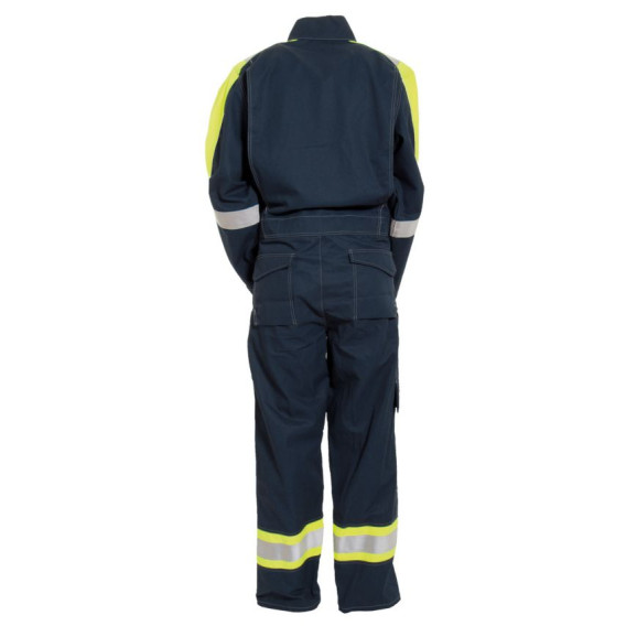 Lion Safety - Cantex Coverall Navy/Yellow