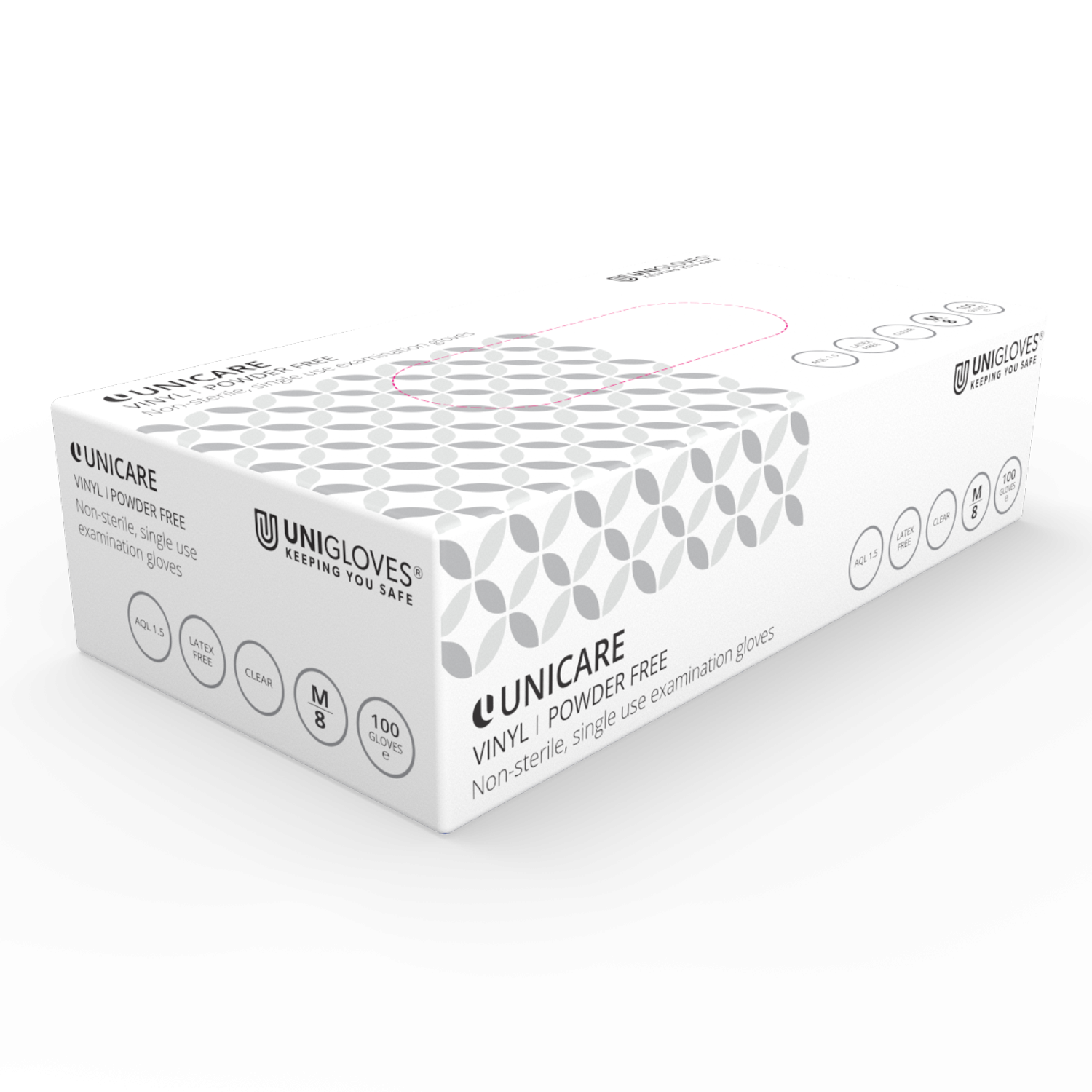 Lion Safety Clear Vinyl Gloves Powder Free